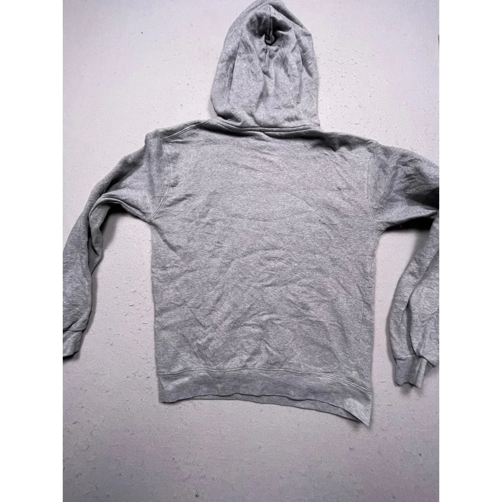 The North Face Hoodie Cotton Blend Heather Gray Medium Mens